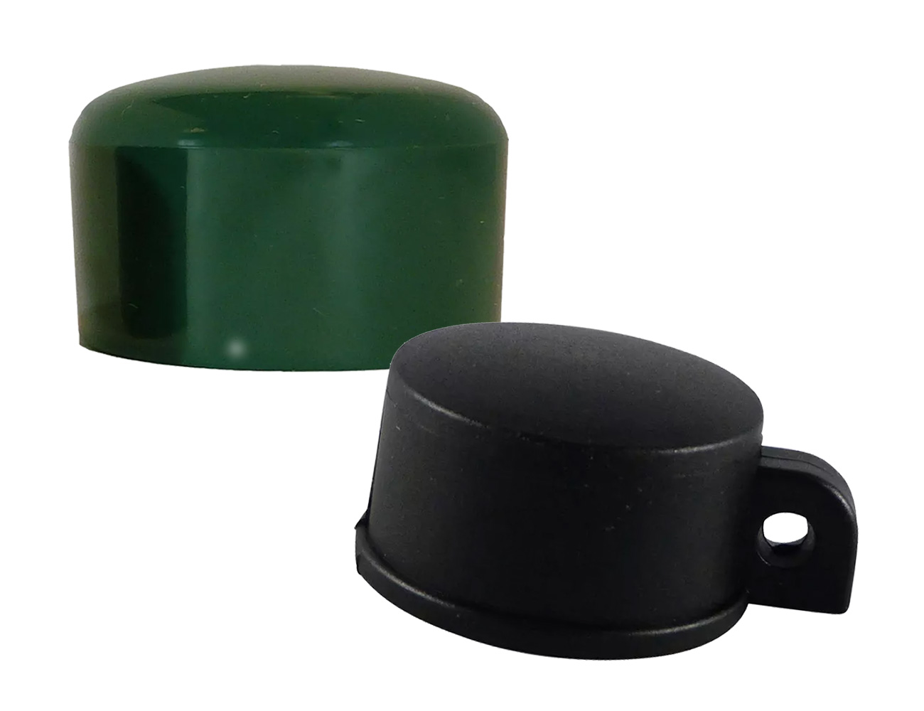 Chain link post caps